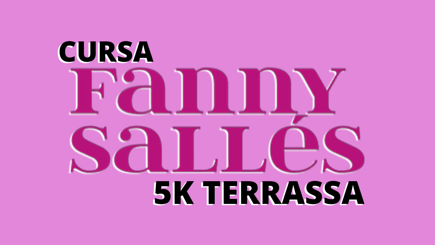 Banner de la carrera Cursa Fanny Sallés