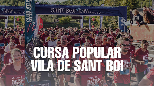 Banner de la carrera Cursa Vila de Sant Boi