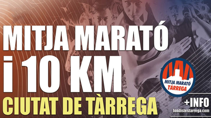 Banner de la carrera Mitja Marató Tàrrega